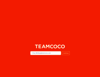 ams.teamcoco.com screenshot