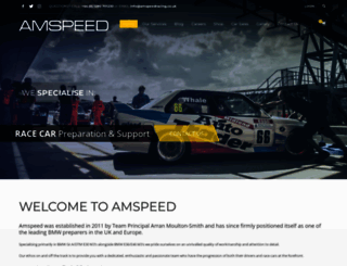 amspeedracing.co.uk screenshot