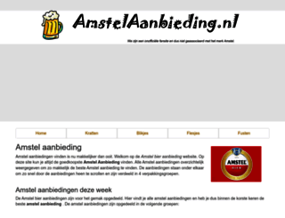 amstelaanbieding.nl screenshot