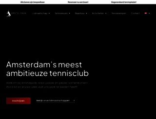amstelpark.nl screenshot
