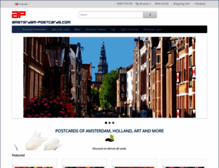 amsterdam-postcards.com screenshot
