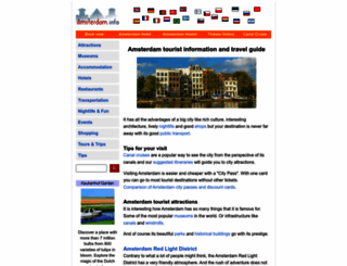 amsterdam.info screenshot