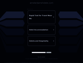 amsterdamshotels.com screenshot