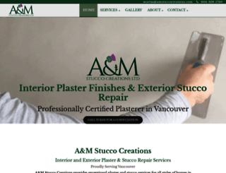 amstuccocreations.com screenshot