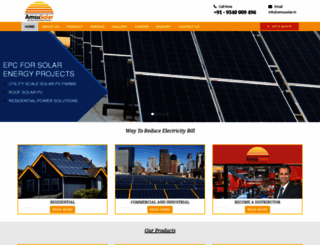 amsusolar.in screenshot