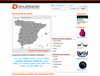 amueblando.com screenshot
