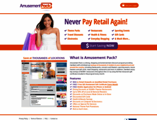 amusementpack.com screenshot