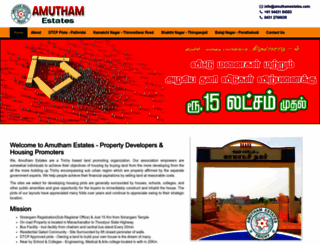 amuthamestates.com screenshot