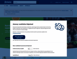 amway-estonia.com screenshot