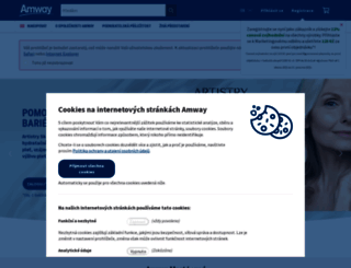 amway.cz screenshot