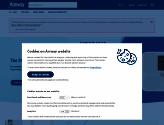 amway.ie screenshot