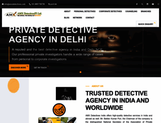 amxdetectives.com screenshot
