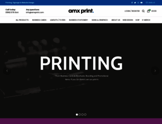 amxprint.com screenshot