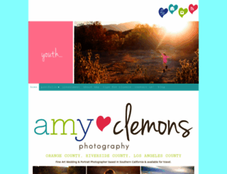 amyclemons.com screenshot