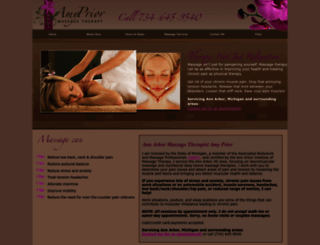 amypriormassage.com screenshot