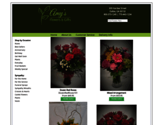 amysflowersandgifts.com screenshot