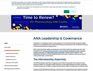 ana-leadershipinstitute.org screenshot