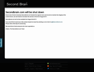 ana.secondbrain.com screenshot