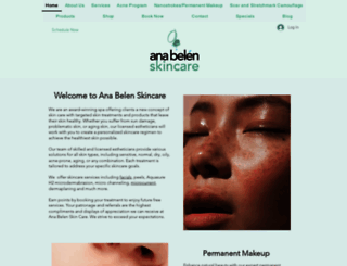 anabelenskincare.com screenshot