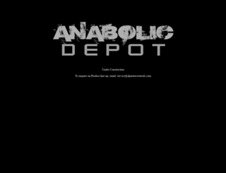 anabolicdepot.com screenshot