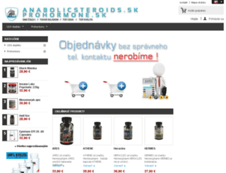 anabolicsteroids.sk screenshot