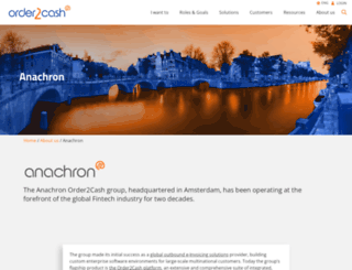 anachron.com screenshot