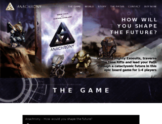 anachronyboardgame.com screenshot