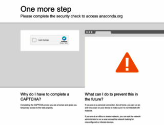 anaconda.org screenshot