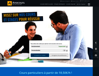 anacours.fr screenshot