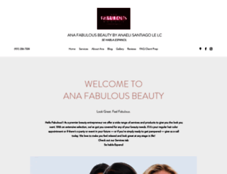 anafabulousbeauty.com screenshot