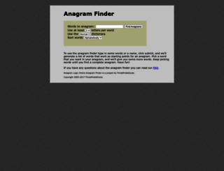 anagramlogic.com screenshot