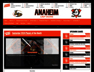 anaheimladyducks.com screenshot
