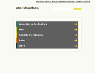 analisisweb.eu screenshot