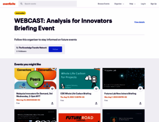 analysis-for-innovators-briefing-webcast.eventbrite.co.uk screenshot