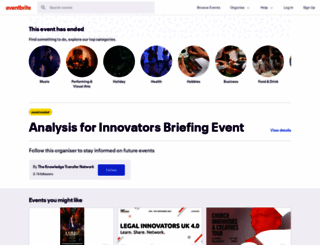 analysis-for-innovators-briefing.eventbrite.co.uk screenshot