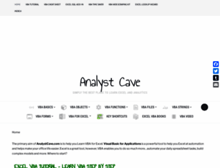analystcave.com screenshot