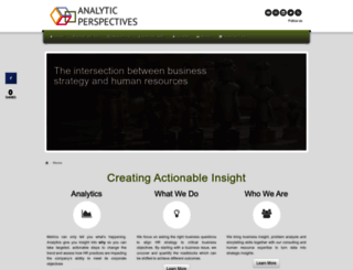 analyticperspectives.com screenshot