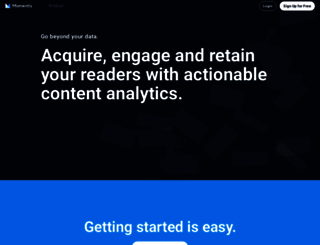 analytics.momently.com screenshot