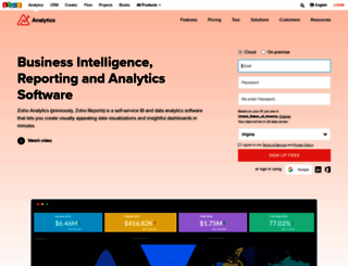 analytics.zoho.com screenshot