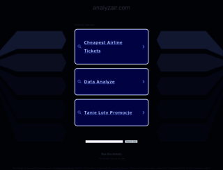 analyzair.com screenshot