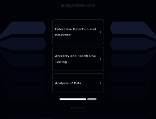 analyzedweb.com screenshot
