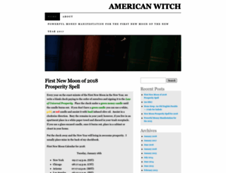 anamericanwitch.wordpress.com screenshot