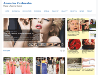 anamikakushwaha.com screenshot