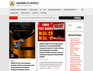 anandclasses.co.in screenshot