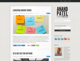 anandmpatel.com screenshot
