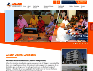 anandvruddhashram.org screenshot