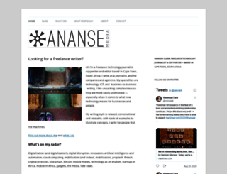 ananse.co.za screenshot