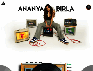ananyabirla.com screenshot