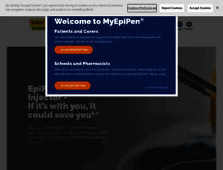 anaphylaxis101.com screenshot