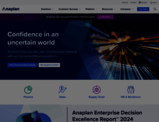 anaplan.com screenshot